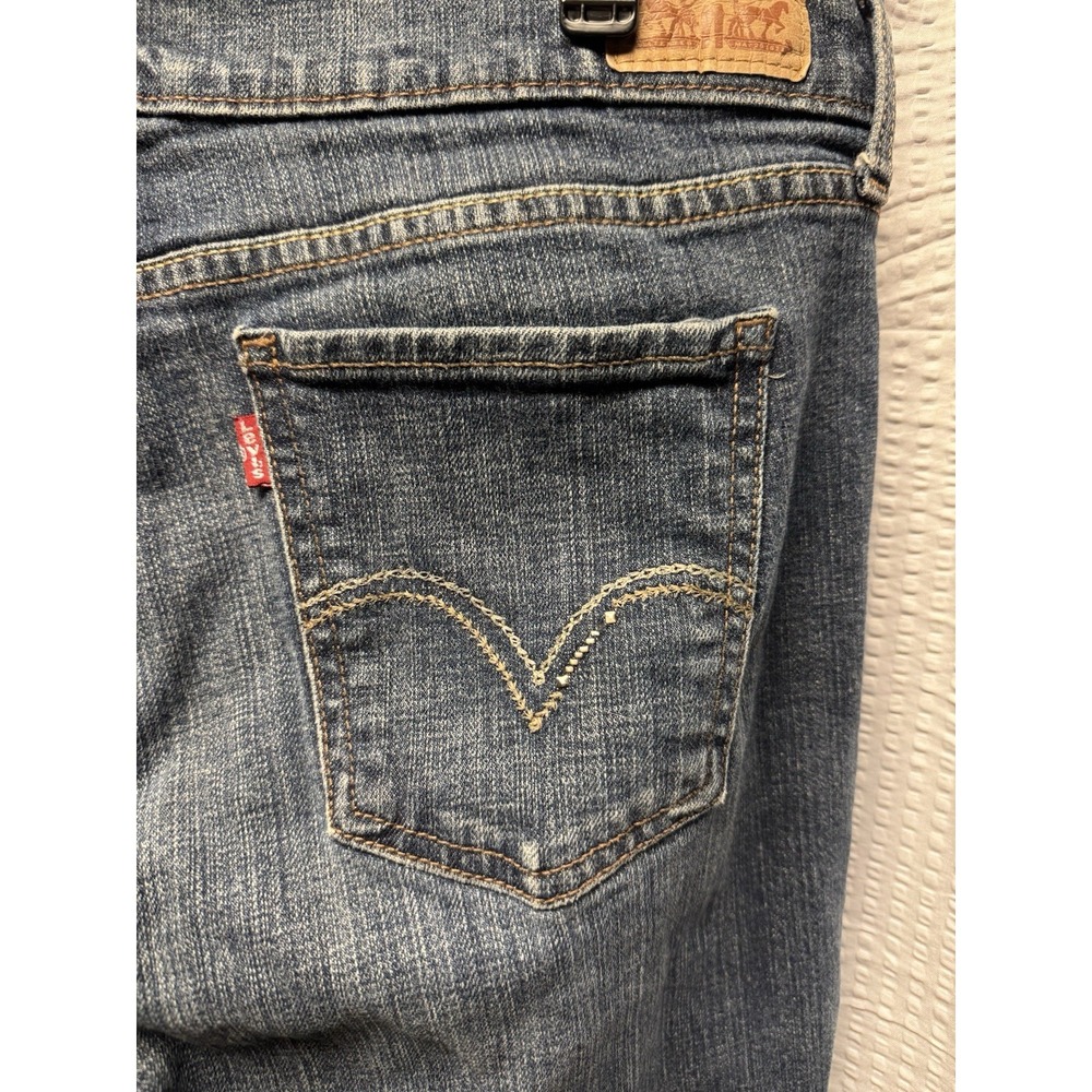 Levi's Women's Jeans 515 Boot Cut Size 12 M 31x30 Stretch Embellished Pockets‎